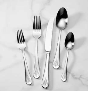 Juego de cubiertos de metal minimalista de alta calidad, cubiertos de diseñador para eventos de boda y regalos de negocios, características sostenibles - Product Image 2