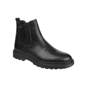 1035 Men's Chelsea Boots Genuine Leather Slip Resistant Autumn Winter Walking Footwear - Product Image 1