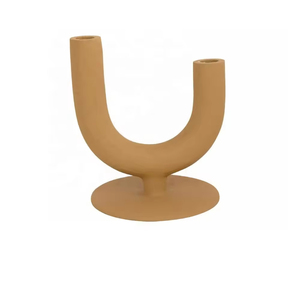 <b>Gold</b> Color Highest Quality Solid Metal <b>Candle</b> Holder Villa Decor Eco Friendly Trending Design <b>Candle</b> <b>Pillar</b> Holder Handcrafted - Product Image 5