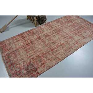 พรมวินเทจสไตล์ตุรกี ขนาด 4.2x8.9 ฟุต พรมลายสัตว์สีแดง ทำจากขนสัตว์ - Product Image 2