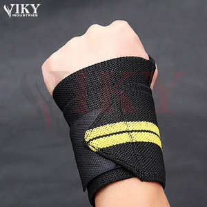 Protección de muñeca, correas de levantamiento de pesas, Impresión de logotipo personalizado, protección de manos para boxeo, envolturas para manos de Viky Industries - Product Image 5