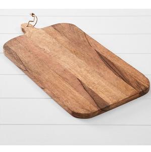 Tabla de cortar de madera artesanal en la mejor forma Tabla de quesos Tabla de cortar de frutas y verduras Bloques de cortar de mesa - Product Image 5