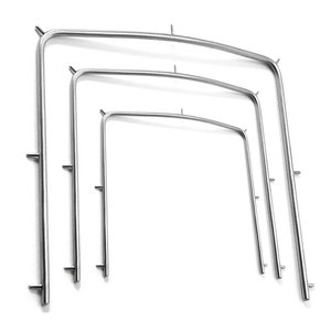 Cadre de protection gingivale en caoutchouc de précision mondiale pour chirurgie dentaire, en acier inoxydable, ergonomique, manuel, toutes tailles, pour laboratoire dentaire et endodontie - Product Image 1