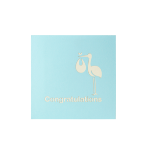 Hecho a mano 3D Pop Up Baby Shower tarjetas al por mayor fabricante de tarjetas de felicitación - Product Image 6