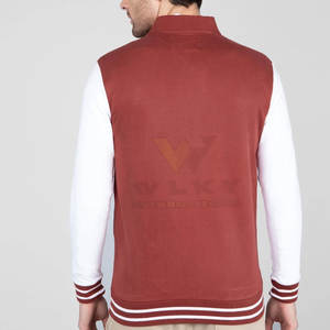 Chaqueta de Letterman de material sólido para hombres Chaqueta de Letterman cómoda de nuevo estilo más vendida en venta - Product Image 4