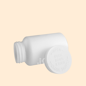 Vietnam Factory Wholesale HDPE Packaging Round <b>Bottle</b> 250ML CR Lid White OEM/ODM best quality M0361 - Product Image 1