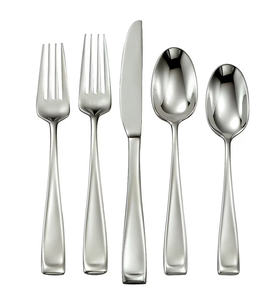 Nouvelle conception, cuillère à dessert en acier inoxydable, 5 pièces, vente en gros, logo personnalisé, cuillère à dessert en acier pour le dîner - Product Image 3