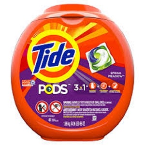 Cápsulas de Detergente para Ropa Tide Hygienic Clean Power PODS, Aroma Original, 63 Unidades, Elimina la Suciedad Visible e Invisible - Product Image 3