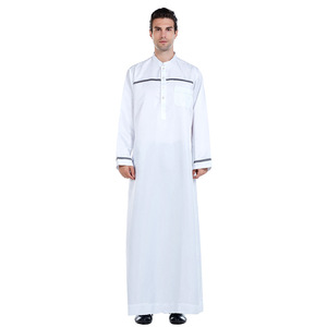 Nouvelle conception de Jubbah pour hommes, vêtements musulmans traditionnels, vente en gros de Jubbah pour hommes, sur mesure, uni, tendance, Thobes - Product Image 5