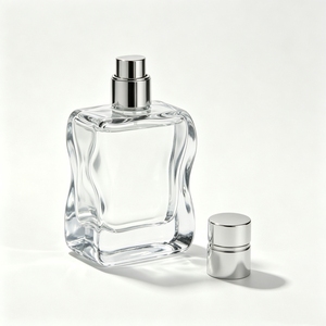 Wholesale US Stock Warehouse 100ml Square Luxury Designer <b>Perfume</b> <b>Bottle</b> EDP EDT Lasts 12h <b>Spray</b> Screw Cap Stainless Glass Model - Product Image 1