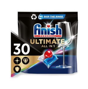 Tablettes lave-vaisselle Finish Ultimate Plus Powerball tout-en-un, paquet de 30 (taille populaire) - Product Image 2