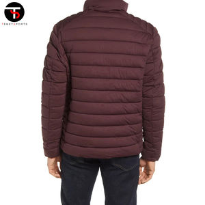 Veste matelassée personnalisée pour hommes Vêtements d'extérieur d'hiver chauds et légers Marque privée Veste matelassée pour hommes Conception imperméable et coupe-vent - Product Image 2