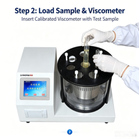Testeur de viscosité cinématique automatique YX-760Y pour le pétrole, les huiles, les lubrifiants, les tests en laboratoire avec garantie d'un an
