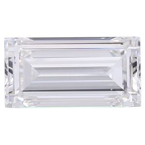 Baguette 3 carats D VS1 Diamant de laboratoire certifié IGI, taille baguette, en vrac - Product Image 2
