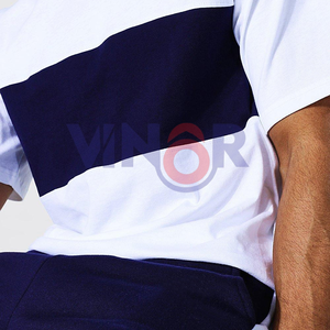 ชุดเสื้อผ้าสองชิ้นสำหรับผู้ชายเสื้อแขนสั้นแบบแห้งเร็วพร้อมกางเกงขาสั้นระบายอากาศได้ - Product Image 3