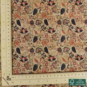 Tissu en liège naturel imprimé paisley, vente chaude, tissu fantaisie paisley de créateur, 100% polyester, séchage rapide, doublure de costume, manteau - Product Image 6