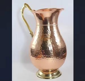 Most Popular <b>Copper</b> Water Pitcher Shiny Polished Pure <b>Copper</b> <b>Jug</b> With Handle High Quality Water <b>Jug</b> for Sale In Trending Look - Product Image 6
