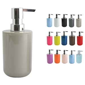 Distributore di sapone acrilico MSV 'Inagua' color tortora 240 ml - Product Image 2