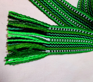 Handmade Ukrainian Woven <b>Belt</b> Long Black Ribbon Bohemian Ethnic Textile <b>Belt</b> for Men & Women - Product Image 6