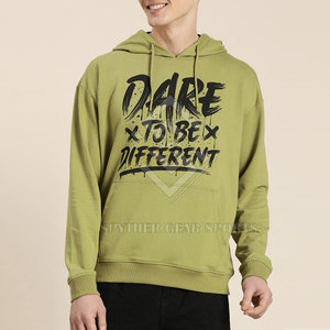 Sweat à capuche d'hiver personnalisé pour homme 2025, imprimé, uni, décontracté, écologique, respirant, en coton/polyester, en molleton - Product Image 1