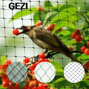 Red antiaves de alta calidad, malla de red 100% virgen HDPE para caza, extruida para atrapar aves, para jardín, agricultura y balcón