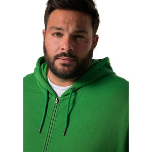 Sweat à capuche zippé en molleton ample de fabrication industrielle, en coton mélangé, streetwear pour l'automne, impression sérigraphique de logo personnalisé - Product Image 4