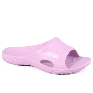 ATTA purple arch support casual slippers for women