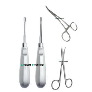 Kit d'instruments dentaires de base en acier inoxydable professionnel de 10 pièces équipement dentaire outils de chirurgie buccale dentaire avec marque privée - Product Image 3