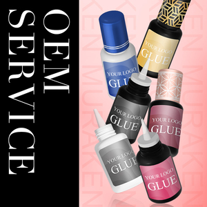 Kits d'extension de bricolage de gel de cils adhésif de colle de cils de marque privée avec 3ml 5ml 10ml tailles disponibles - Product Image 6