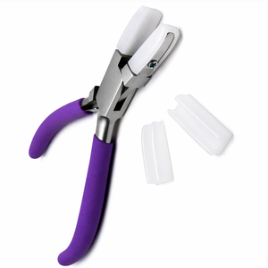 Professional <b>Nylon</b> Jaw Pliers Flat Nose Jewelry Tool Scratch Free Wire Work Craft Pliers Ergonomic Non <b>Slip</b> Grip - Product Image 6