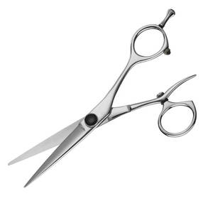 Ciseaux de coupe de cheveux professionnels en acier inoxydable à motif noir de qualité supérieure pour la précision et la durabilité - Product Image 4