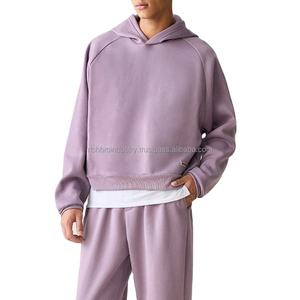 Chándal holgado personalizable de algodón 100% para hombre, peso pesado GSM con personalización completa y estilo de apliques de logotipo impreso - Product Image 2