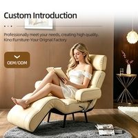 Fauteuil inclinable zéro gravité Kino OEM ODM pour projets hôteliers et villas commerciaux – Chaise longue de luxe sur mesure, vente en gros directe usine