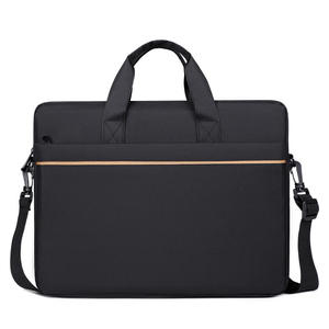 Sac pour ordinateur portable imperméable, mallette d'affaires, étui fin pour ordinateur portable, sac messager à bandoulière, logo personnalisé - Product Image 1