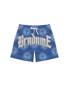 Exquisita Creación de moda, logotipo a medida, estampado por sublimación, pantalones cortos de malla de secado rápido, pantalones cortos de malla informales de verano para hombres hechos a medida - Product Image 4