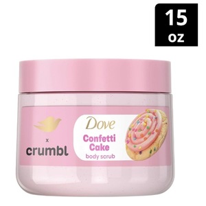 Dove X Crumbl Moisturizing <b>Body</b> Wash & <b>Scrub</b> | Confetti Cake Scent | Moisturizing Liquid Hand Wash | Deodorant Stick - Product Image 1