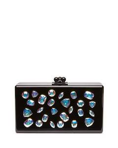 ขายส่งคุณภาพสูงกระเป๋าแฟชั่นเรซิ่นสีดําหินผู้หญิงคลัทช์เจ้าสาวเพิร์ลกระเป๋าเย็นกระเป๋าเรซินคุณภาพสูงทํา - Product Image 1