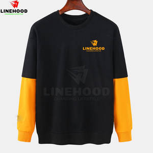 Offre Spéciale hommes basique coton mélangé sweats haut tendance manches longues motif solide 100% coton pour l'hiver économiquement - Product Image 1