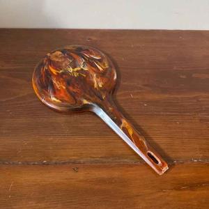 Resin Hand <b>Mirror</b> with Smooth Glossy Finish Perfect for Daily Use Makeup or Decorative Purposes Adding Stylish touch - Product Image 5