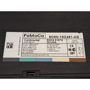 CENTRALINA KEYLESS JAGUAR XF Serie 8 G9N19G481AB diesel 2993 (11>15) - Product Image 4