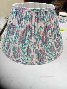 Abat-jour en macramé en tissu de lin tissé à la main avec des glands, abat-jour moderne de luxe en forme de cône effilé, mini abat-jour bleu vert, ensemble d'anneaux d'abat-jour - Product Image 3