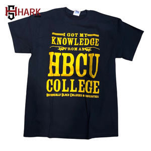 Mới được thiết kế bông Ngắn Tay Áo T-shirt Tình Huynh Đệ hbcu mùa hè cắt dán Đại Học thần thánh chín thoáng khí mô hình rắn T-Shirts - Product Image 3