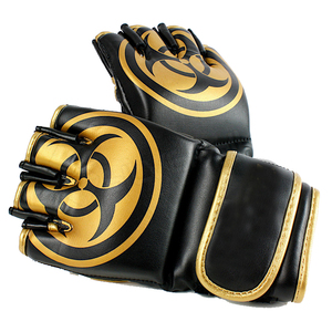 Low Price Men Half Finger Boxing MMA <b>Gloves</b> OEM Service PU Punching <b>Gloves</b> Made in Pakistan <b>PVC</b> Material - Product Image 2