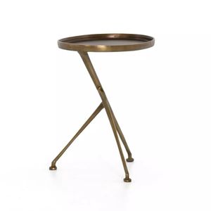 Mesa auxiliar de metal de alta calidad, último diseño gráfico moderno, mesa decorativa de forma redonda al mejor precio al por mayor - Product Image 4