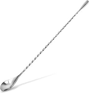 H.M.A Artisanat Agitateur à Cocktail Japonais en Acier Inoxydable Cuillères à Long Manche Outils de Bar pour Mélanger des Boissons à la Maison - Product Image 3