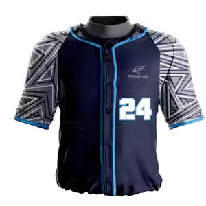Uniforme de béisbol con diseño de logotipo personalizado, ropa deportiva ligera y cómoda para adultos, conjuntos de talla grande con precio razonable - Product Image 3
