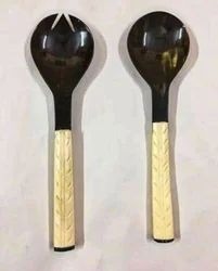 Cucharas de cuerno pequeñas al por mayor naturales hechas a mano para servir caviar para obsequios - Product Image 6