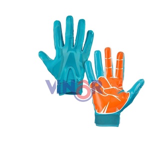 Guantes de Fútbol Americano de Piel de Alta Calidad con Diseño Personalizado para Adultos y Niños, Novedad de 2026 - Product Image 2