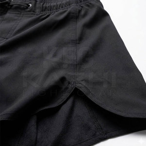 Conjunto de Entrenamiento Deportivo Resistente y Económico para Luchadores, Shorts de MMA Diseñados para Fuerza y Movilidad, Parte Delantera de Poliéster/Nailon Ligero - Product Image 5