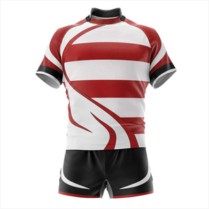 Uniformes de rugby personnalisés 2026 Impression de conception par sublimation Service OEM 100% Polyester 10 ensembles de style Respirant Respectueux de l'environnement - Product Image 3